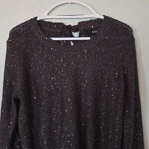 Ana | Gray Sparkle Sweater Size Large